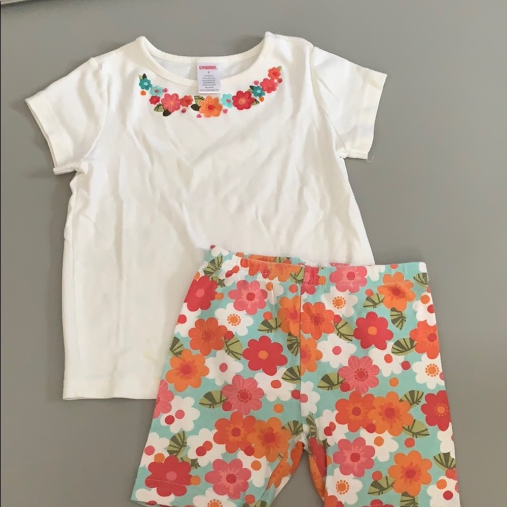 Girls flower outfit
